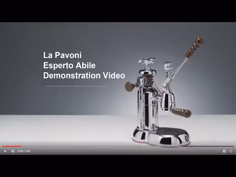 La Pavoni Manuel espressomaskine Forkromet messing