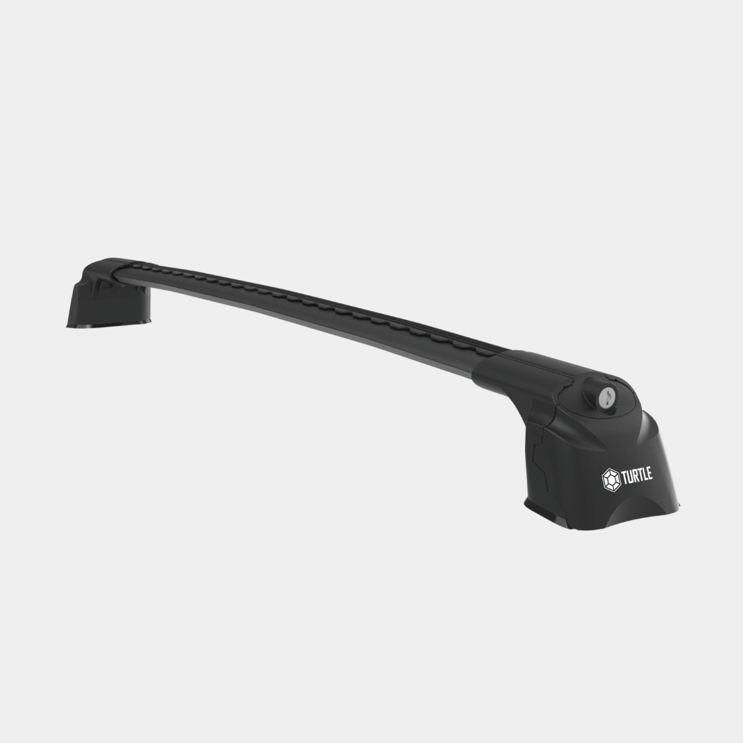 Dachträger Turtle Air – aerodynamische schwarze Quertraverse, Produktbild ohne Montage