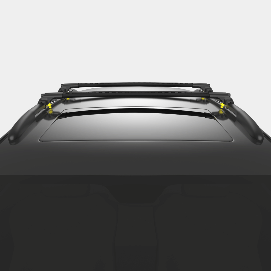 Dachträger Turtle Air montiert – passgenaues Design mit geringem Fahrgeräusch