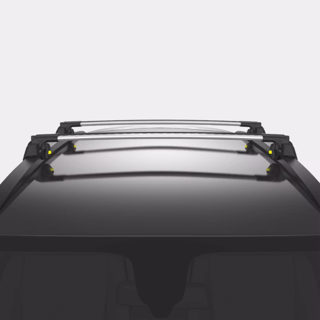 Dachträger Turtle Air montiert – passgenaues Design mit geringem Fahrgeräusch