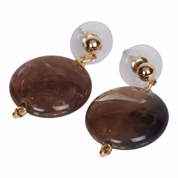 Örhänge Linnea - brun