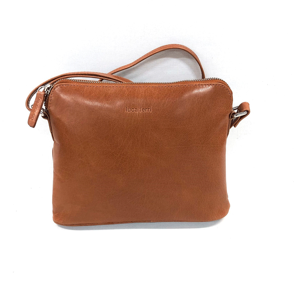 Skinnväska 7409 konjak