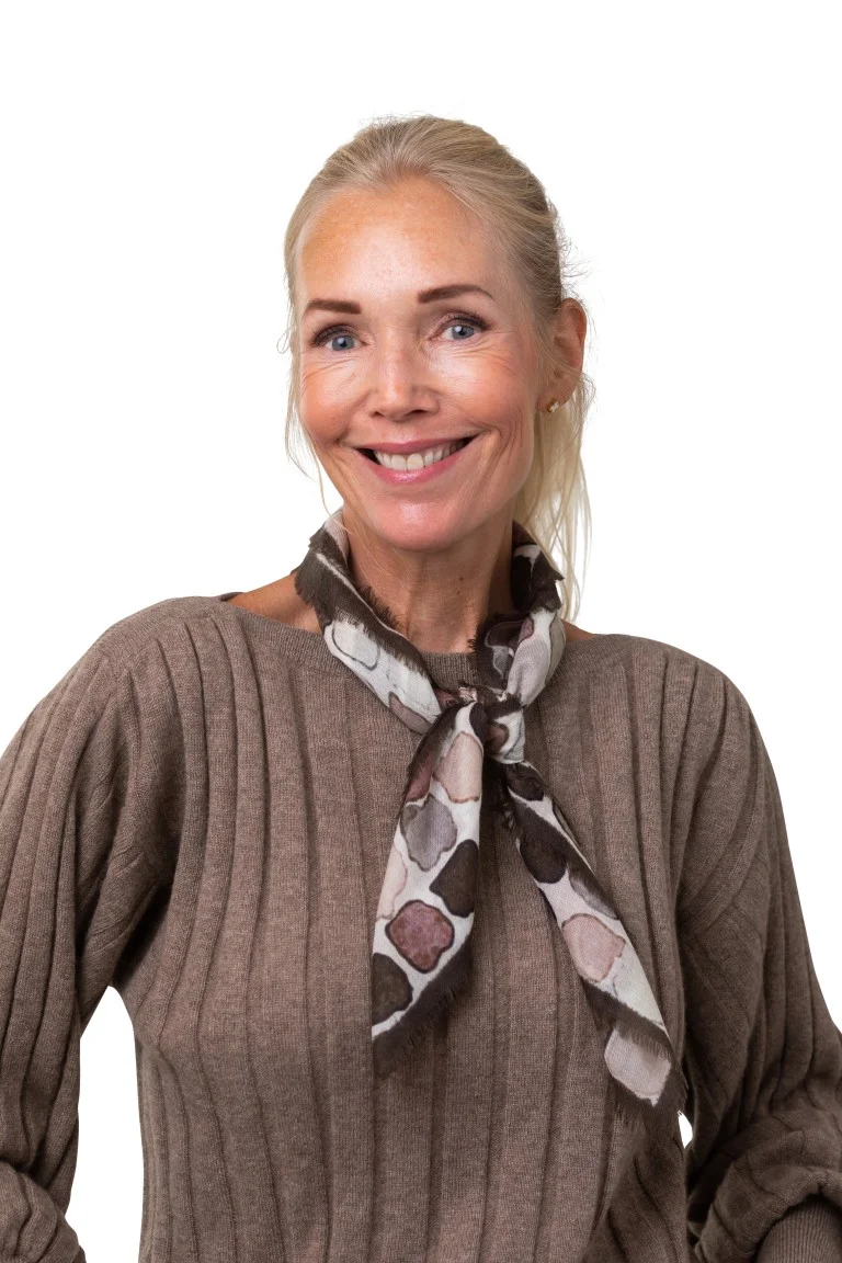 Scarf cashmere - brun