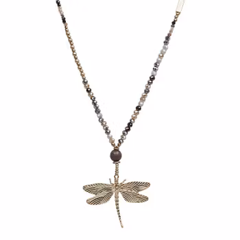 Halsband Iza brun/guld 13785