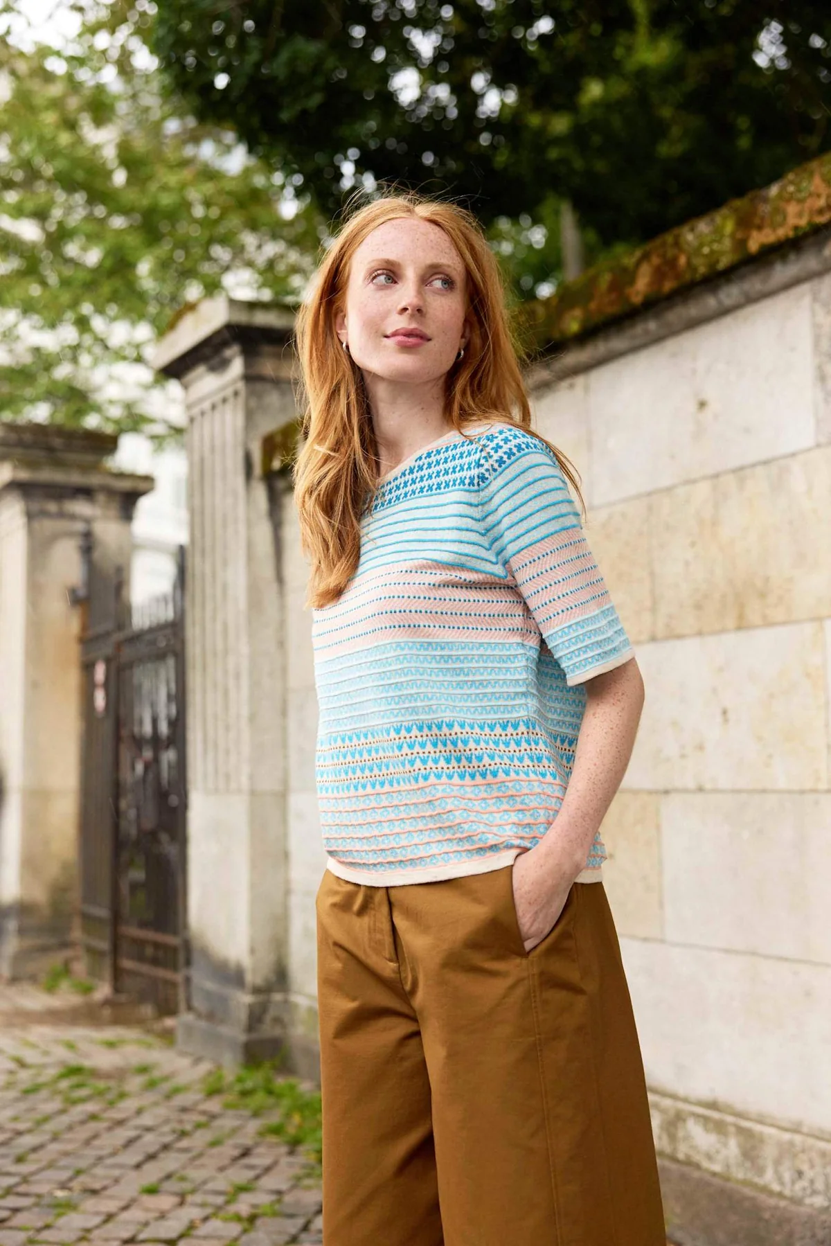 Tröja Hilde Aqua Mansted