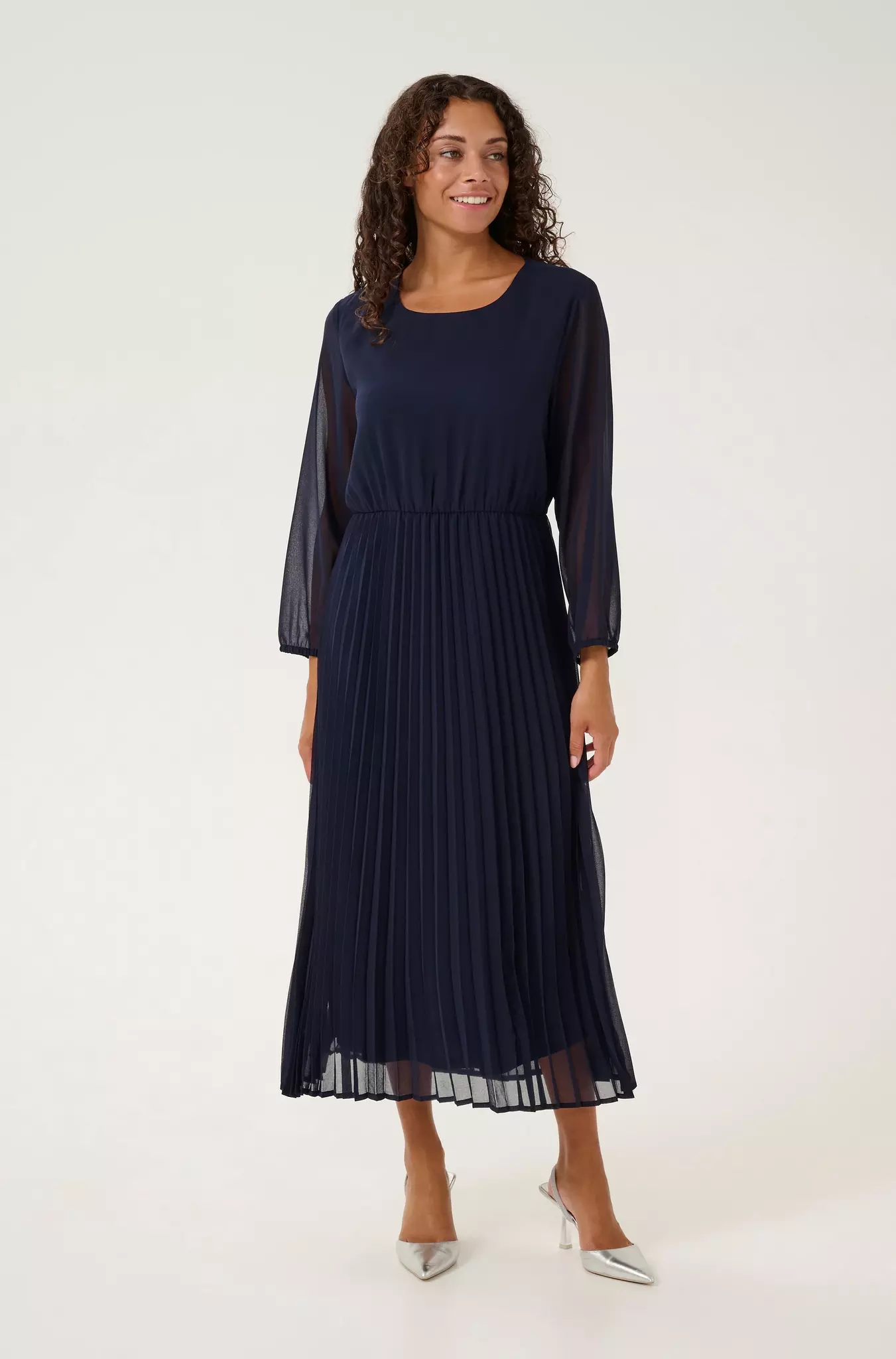 CUriver dress marinblå