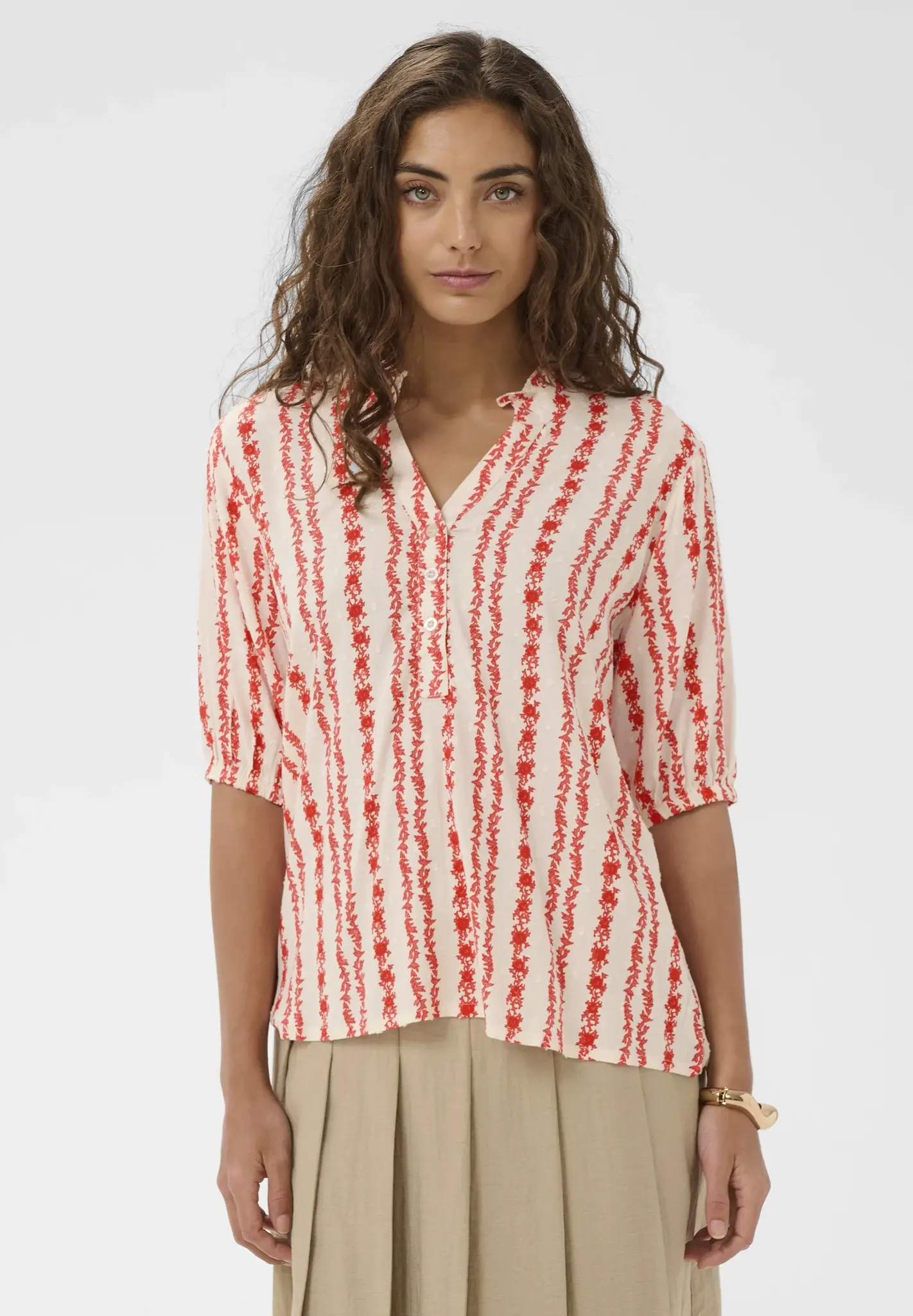 CUhollie blus korall