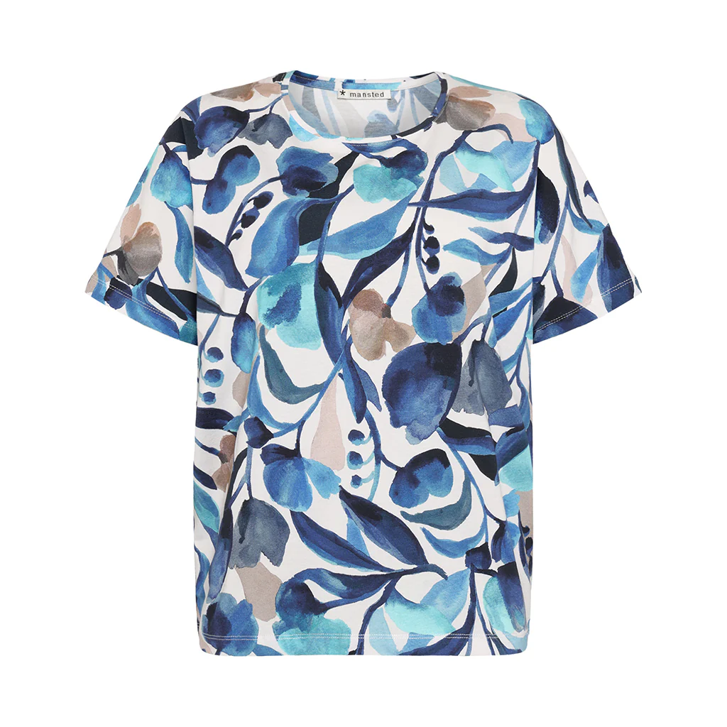 Sarah soft blue jerseytopp
