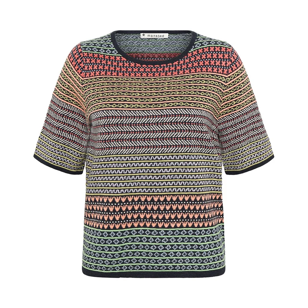 Hilde topp navy Mansted