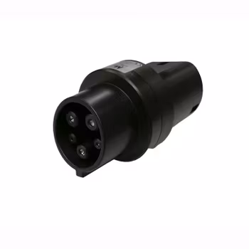 Adapter Typ 2 till Typ 1 svart