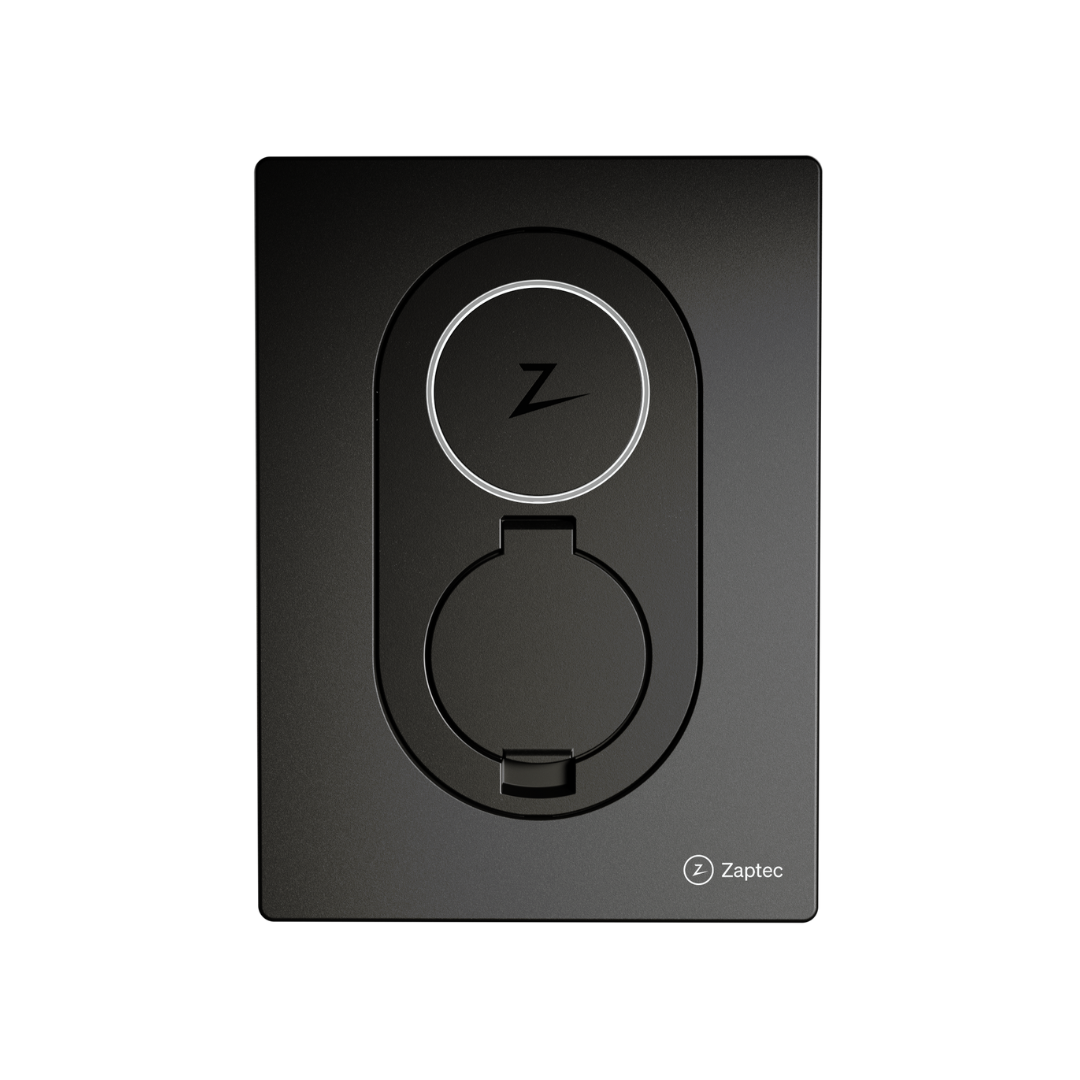 zaptec go laddbox rock grey