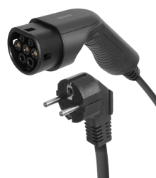 Laddkabel Schuko till Typ 2 - 10A