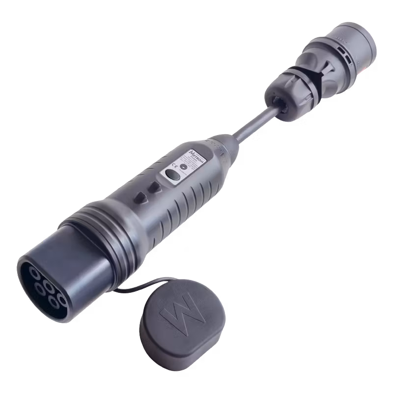 Adapter CEE 3-fas 16A till laddkabel Typ 2