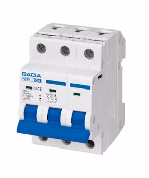 Gacia Minibrytare 3PC6kA, 16-63A