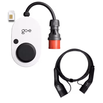 go-e Charger Gemini Flex 2.0 (4G) + 2,5m laddkabel