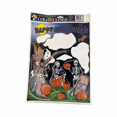 Fönsterdekor med Halloween motiv