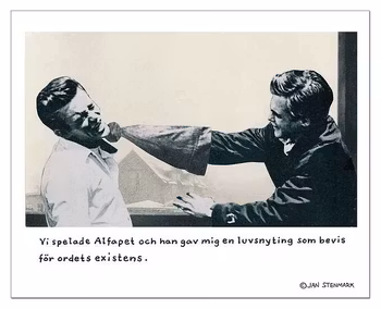 JAN STENMARK || AFFISCH LUVSNYTNING