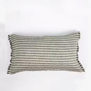 OLSSON & JENSEN || Kuddfodral Linne/svart