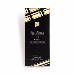 LA PERLA || CHOKLAD Mörk Chokladnougat med Hasselnötter