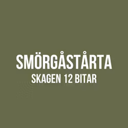 SMÖRGÅSTÅRTA || SKAGEN 12 BITAR