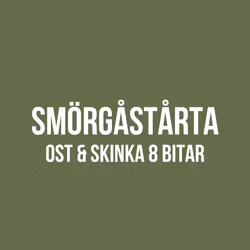 SMÖRGÅSTÅRTA || OST & SKINKA 8 BITAR