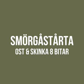 SMÖRGÅSTÅRTA || OST & SKINKA 8 BITAR