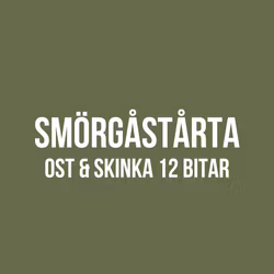 SMÖRGÅSTÅRTA || OST & SKINKA 12 BITAR
