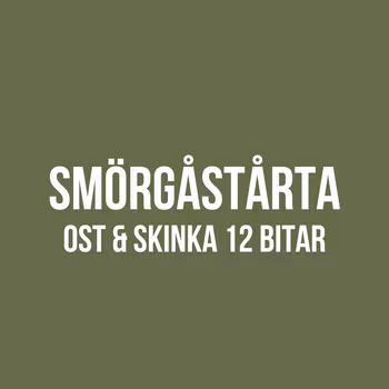 SMÖRGÅSTÅRTA || OST & SKINKA 12 BITAR
