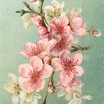 SKÖNA TING || Servetter, sommarblommor
