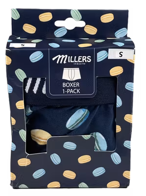 Millers 5230 Macaron Herrboxer 1-pack, Sorteringskartong