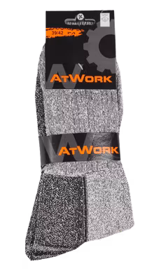 At Work 414 Kraftig Arbetssocka 2-Pack