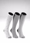 Zent 176-Mix 4 Stödstrumpa Bambu 3-pack