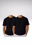 5239-Svart T-shirt Herr 2-pack NYHETT!