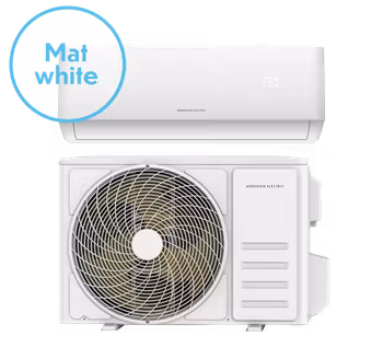 Andersen Electric Pro Mat (mattvit) med WiFi komplett installation efter ROT-avdrag