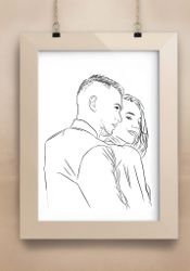 Personligt porträtt, Line Art
