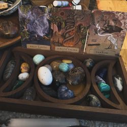 Tarotställ / Kristallskål