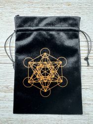 Tarotpåse Metatron (svart)