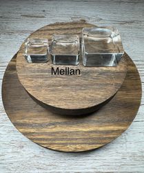 Klotställ glas (mellan)