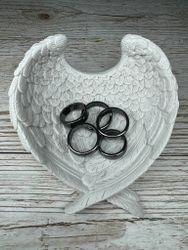 Hematit ring (kantig)