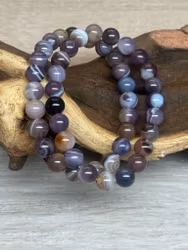 Botswana Agat (lila) 8mm