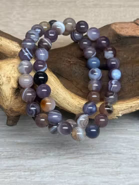 Botswana Agat (lila) 8mm