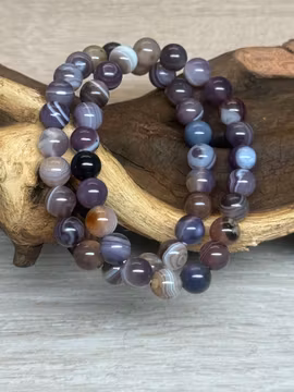 Botswana Agat (lila) 8mm