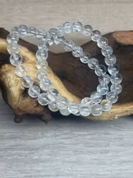 Bergkristall (fire & ice) 8mm