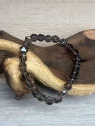 Rökkvarts (facetterad) 8mm