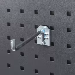 Enkelkrok kraftig till verktygstavla 150 mm