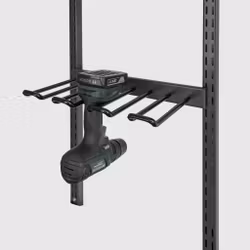 Förvaring för elverktyg till hängskena 400 mm