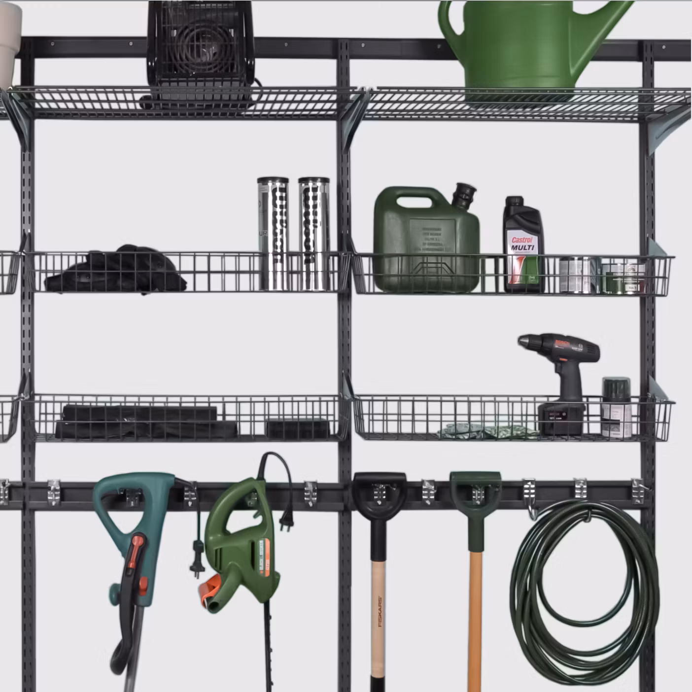 Trådkorg till hängskena