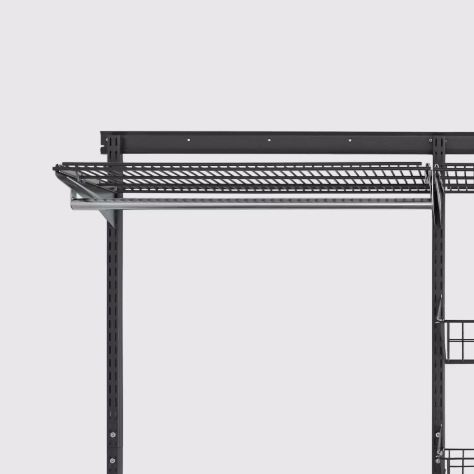 Klesstang for trådhylle 800 mm