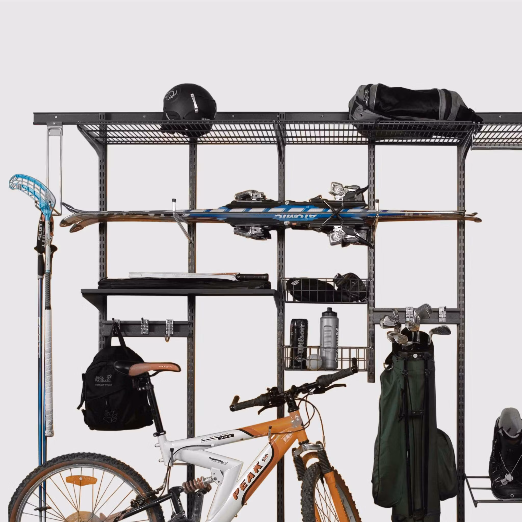 Multikonsol till hängskena