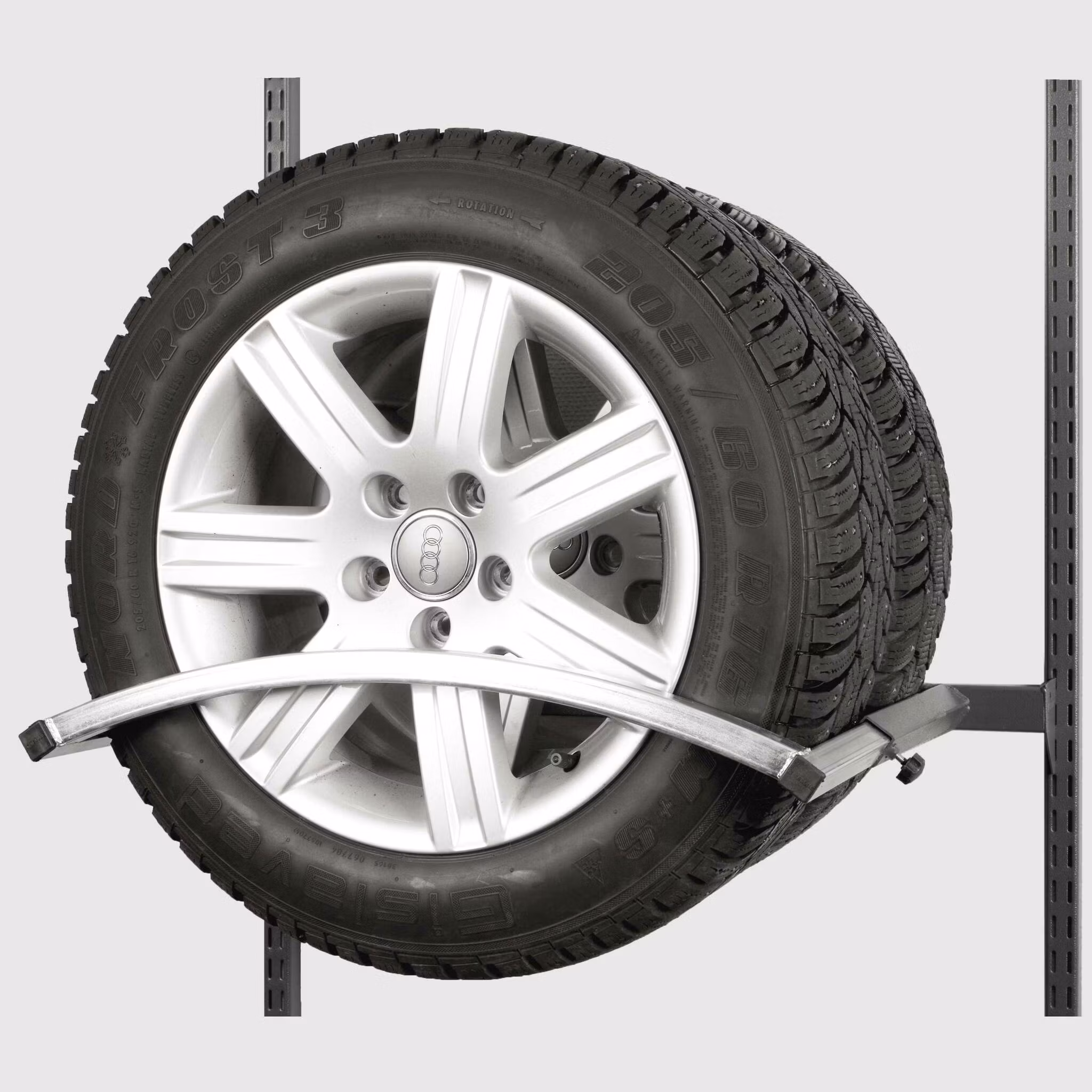 Däckförvaring till hängskena